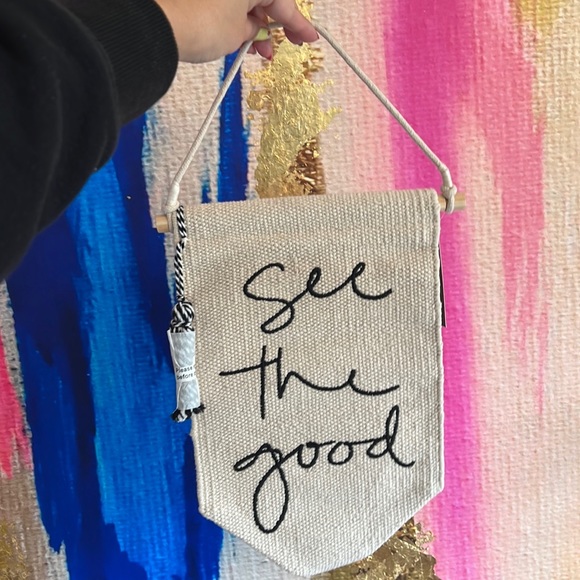 Threshold Wall Decor See The Good Wall Hanging Nwt Poshmark